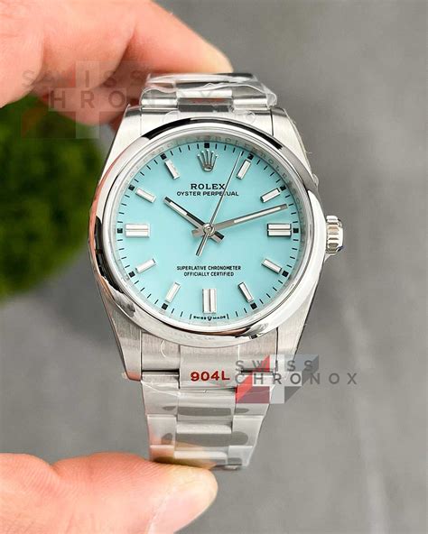 Rolex op 36 tiffany blue